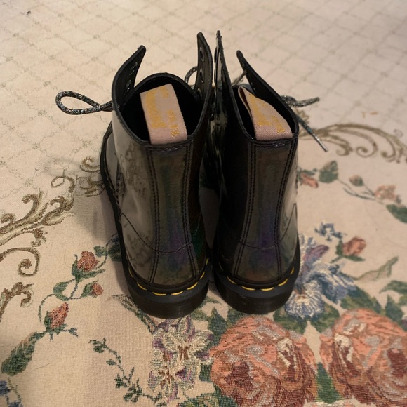Black Holographic Rainbow Dr Martens - Picture 3 of 3